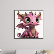 Load image into Gallery viewer, Diamond Painting - Full Round - little dinosaur (30*30CM)