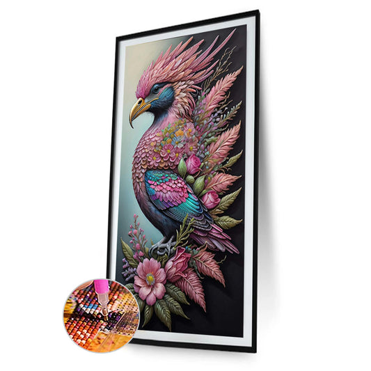 Diamond Painting - Full Round - flowers and birds (40*70CM)