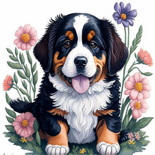 Load image into Gallery viewer, Diamond Painting - Full Round - puppy (30*30CM)