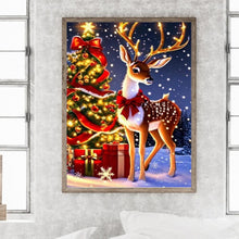 Load image into Gallery viewer, Diamond Painting - Full Round - Christmas deer (30*40CM)
