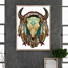 Load image into Gallery viewer, Diamond Painting - Full Round - Indian Animal Dream Catcher (30*40CM)