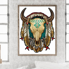 Load image into Gallery viewer, Diamond Painting - Full Round - Indian Animal Dream Catcher (30*40CM)