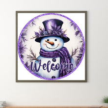 Load image into Gallery viewer, Diamond Painting - Full Round - snowman (30*30CM)