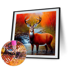 Load image into Gallery viewer, Diamond Painting - Full Round - creek elk (30*30CM)