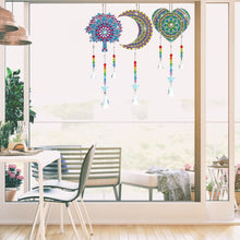Load image into Gallery viewer, 3PCS Suncatcher Double Sided Diamond Painting Art Pendant (Tree Moon Love)