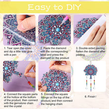 Load image into Gallery viewer, 3PCS Suncatcher Double Sided Diamond Painting Art Pendant (Tree Moon Love)