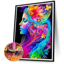 Load image into Gallery viewer, Diamond Painting - Full Round - daughter of nature (30*40CM)