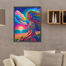 Load image into Gallery viewer, Diamond Painting - Full Round - daughter of nature (30*40CM)
