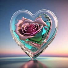 Load image into Gallery viewer, Diamond Painting - Full Round - love rose (30*30CM)