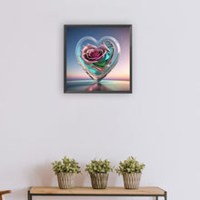 Load image into Gallery viewer, Diamond Painting - Full Round - love rose (30*30CM)