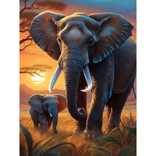 Load image into Gallery viewer, Diamond Painting - Full Round - elephant (30*40CM)