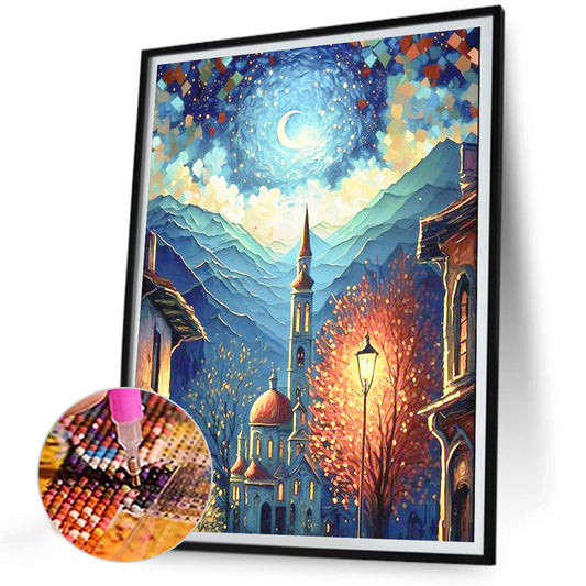 Diamond Painting - Full Round - Street night (30*40CM)