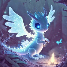 Load image into Gallery viewer, Diamond Painting - Full Round - Fluorescent ghost dragon (30*30CM)