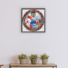 Load image into Gallery viewer, Diamond Painting - Partial Special Shaped - Christmas holiday wreath (30*30CM)