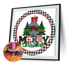 Load image into Gallery viewer, Diamond Painting - Partial Special Shaped - Christmas holiday wreath (30*30CM)