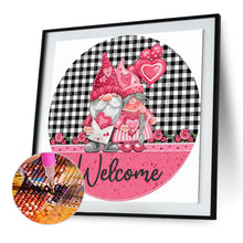 Load image into Gallery viewer, Diamond Painting - Partial Special Shaped - Christmas holiday wreath (30*30CM)