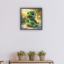 Load image into Gallery viewer, Diamond Painting - Full Round - little turtle (30*30CM)