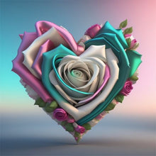 Load image into Gallery viewer, Diamond Painting - Full Round - love rose (30*30CM)