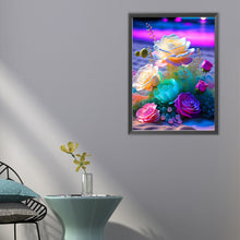 Load image into Gallery viewer, AB Diamond Painting - Full Round - roses on the beach (40*55CM)