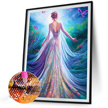 Load image into Gallery viewer, AB Diamond Painting - Full Round - garden princess back view (40*55CM)