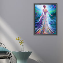 Load image into Gallery viewer, AB Diamond Painting - Full Round - garden princess back view (40*55CM)