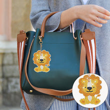 Load image into Gallery viewer, 12PCS Double Sided Diamond Painting Art Keychain Pendant (Small Animal)