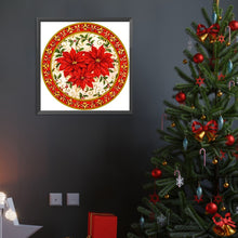 Load image into Gallery viewer, Diamond Painting - Full Round - Christmas red flowers (40*40CM)
