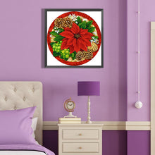 Load image into Gallery viewer, Diamond Painting - Full Round - Christmas floral decorations (40*40CM)