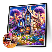 Load image into Gallery viewer, Diamond Painting - Full Round - Tranquil Mushroom House (40*40CM)