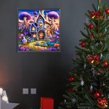 Load image into Gallery viewer, Diamond Painting - Full Round - Tranquil Mushroom House (40*40CM)