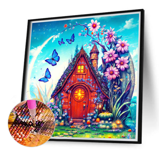 Diamond Painting - Full Round - Tranquility Cottage (40*40CM)