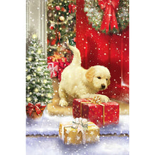 Load image into Gallery viewer, Diamond Painting - Full Round - Christmas dog gifts (40*60CM)