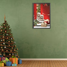 Load image into Gallery viewer, Diamond Painting - Full Round - Christmas dog gift (40*60CM)