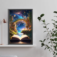 Load image into Gallery viewer, Diamond Painting - Full Round - Mountains, seas and books (40*60CM)