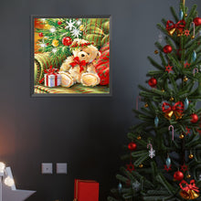 Load image into Gallery viewer, Diamond Painting - Full Round - Christmas teddy bear (40*40CM)