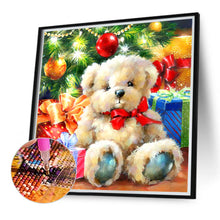 Load image into Gallery viewer, Diamond Painting - Full Round - Christmas white bear doll (40*40CM)