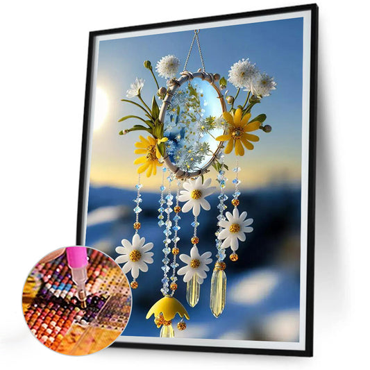 Diamond Painting - Full Round - Flower Wind Chime (30*40CM)