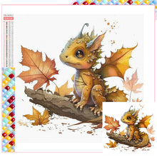 Load image into Gallery viewer, Diamond Painting - Full Square - cute dragon (30*30CM)