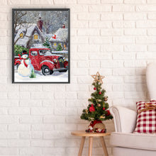 Load image into Gallery viewer, Diamond Painting - Full Round - Christmas snowman (30*40CM)