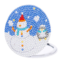 Load image into Gallery viewer, Double Sided Special Shape Diamond Art Mirror Snowman Santa Gift for Women Girls