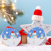 Load image into Gallery viewer, Double Sided Special Shape Diamond Art Mirror Snowman Santa Gift for Women Girls