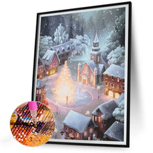 Load image into Gallery viewer, Diamond Painting - Full Round - christmas town (30*40CM)