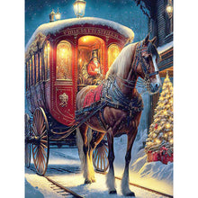 Load image into Gallery viewer, Diamond Painting - Full Round - Christmas carriage (30*40CM)