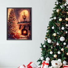 Load image into Gallery viewer, Diamond Painting - Full Round - Christmas warm fireplace (30*40CM)