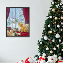 Load image into Gallery viewer, Diamond Painting - Full Round - Christmas golden retriever (30*40CM)