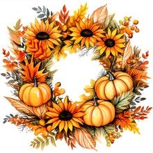 Load image into Gallery viewer, Diamond Painting - Full Round - pumpkin garland (30*30CM)