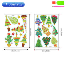Load image into Gallery viewer, 2PCS Gem Art DIY Craft Kit Diamond Painting Sticker (Christmas Tree)