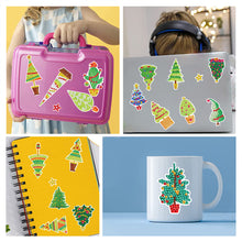 Load image into Gallery viewer, 2PCS Gem Art DIY Craft Kit Diamond Painting Sticker (Christmas Tree)
