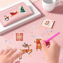 Load image into Gallery viewer, 2PCS Gem Art DIY Craft Kit Diamond Painting Sticker (Christmas Element BT406)