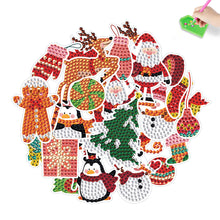 Load image into Gallery viewer, 2PCS Gem Art DIY Craft Kit Diamond Painting Sticker (Christmas Element BT406)